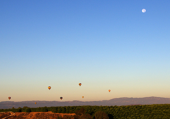 Balloon sunrise