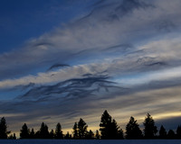 Winter sunset