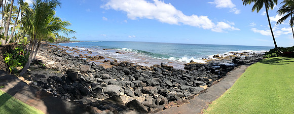 Koloa shore panorama