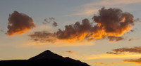 Lone Mountain July sunset