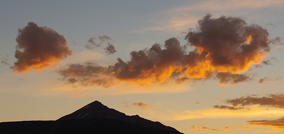 Lone Mountain July sunset