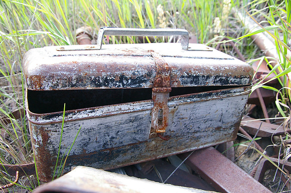 Rusty toolbox
