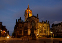 St. Giles at night