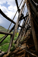 Fallen shed