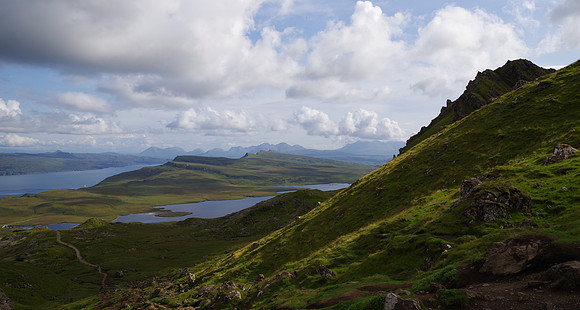 Loch Leathan and Sound of Raasay