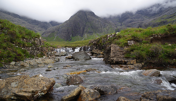 Black Cuillins and River Brittle