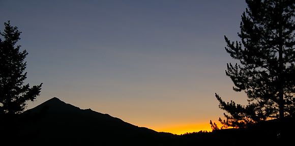 November ~ Lone Mountain sunset