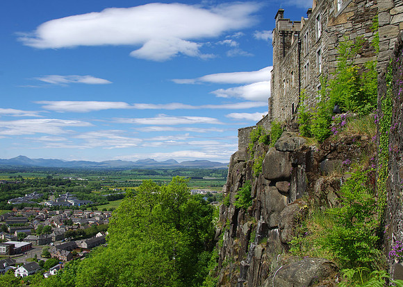 Castle wall and Stirling
