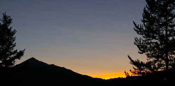 Lone Mountain sunset