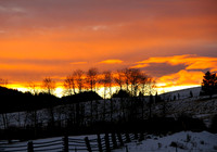 December ~ Winter sunset