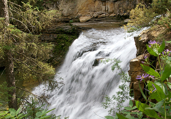 Above Ousel Falls