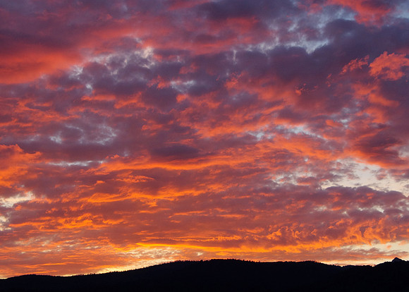 Spanish Peaks sunset