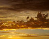 Backlit clouds