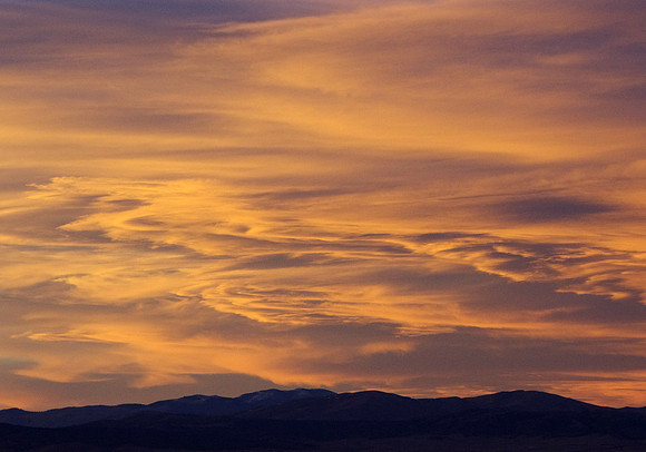 October sunset